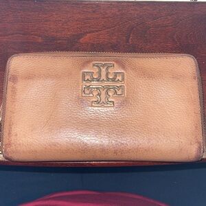 Tory Burch Tan Leather Wallet